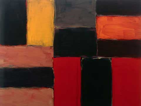 Raval Rojo by Sean Scully